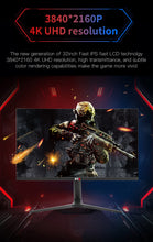 Load image into Gallery viewer, MKH 32X GAMING MONITOR with SPEAKERS 4K UHD 3840X2160 144hz 1ms IPS A+ HDR ADAPTIVE SYNC