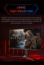 Load image into Gallery viewer, MKH 32X GAMING MONITOR with SPEAKERS 4K UHD 3840X2160 144hz 1ms IPS A+ HDR ADAPTIVE SYNC