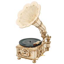 Load image into Gallery viewer, Black Gum Gramophone LKB01