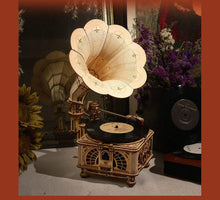 Load image into Gallery viewer, Black Gum Gramophone LKB01