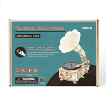 Load image into Gallery viewer, Black Gum Gramophone LKB01