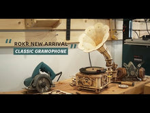 Load and play video in Gallery viewer, Black Gum Gramophone LKB01